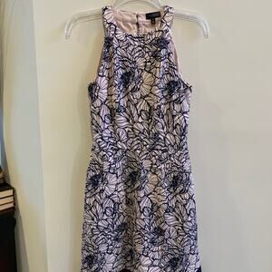 Limited Waffle Knit Cotton Pink Sleeveless Midi Dress Size 2 Tall Coastal Beachy